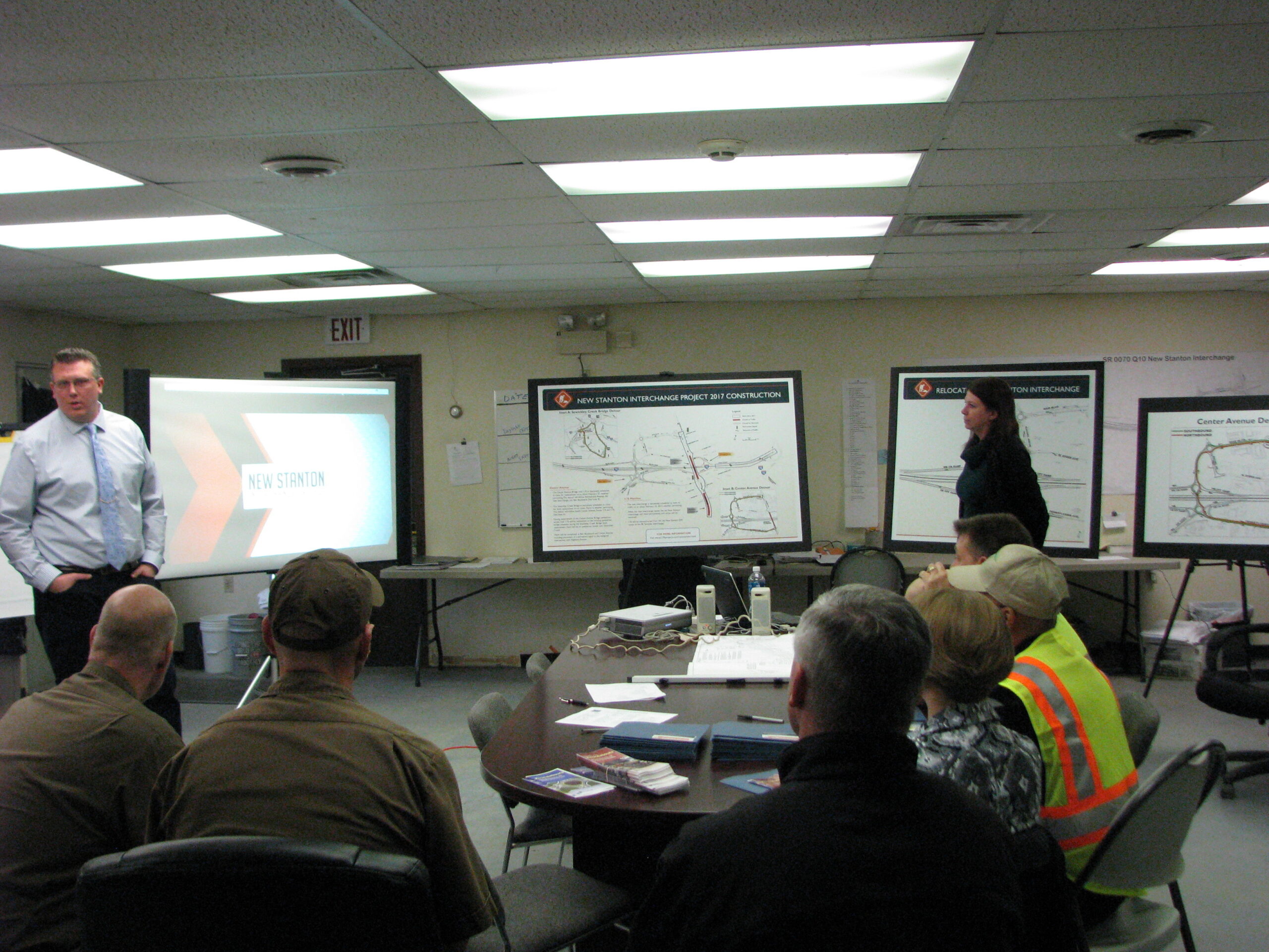 Several meetings and briefings were held throughout design and construction to keep the community informed about project progress.