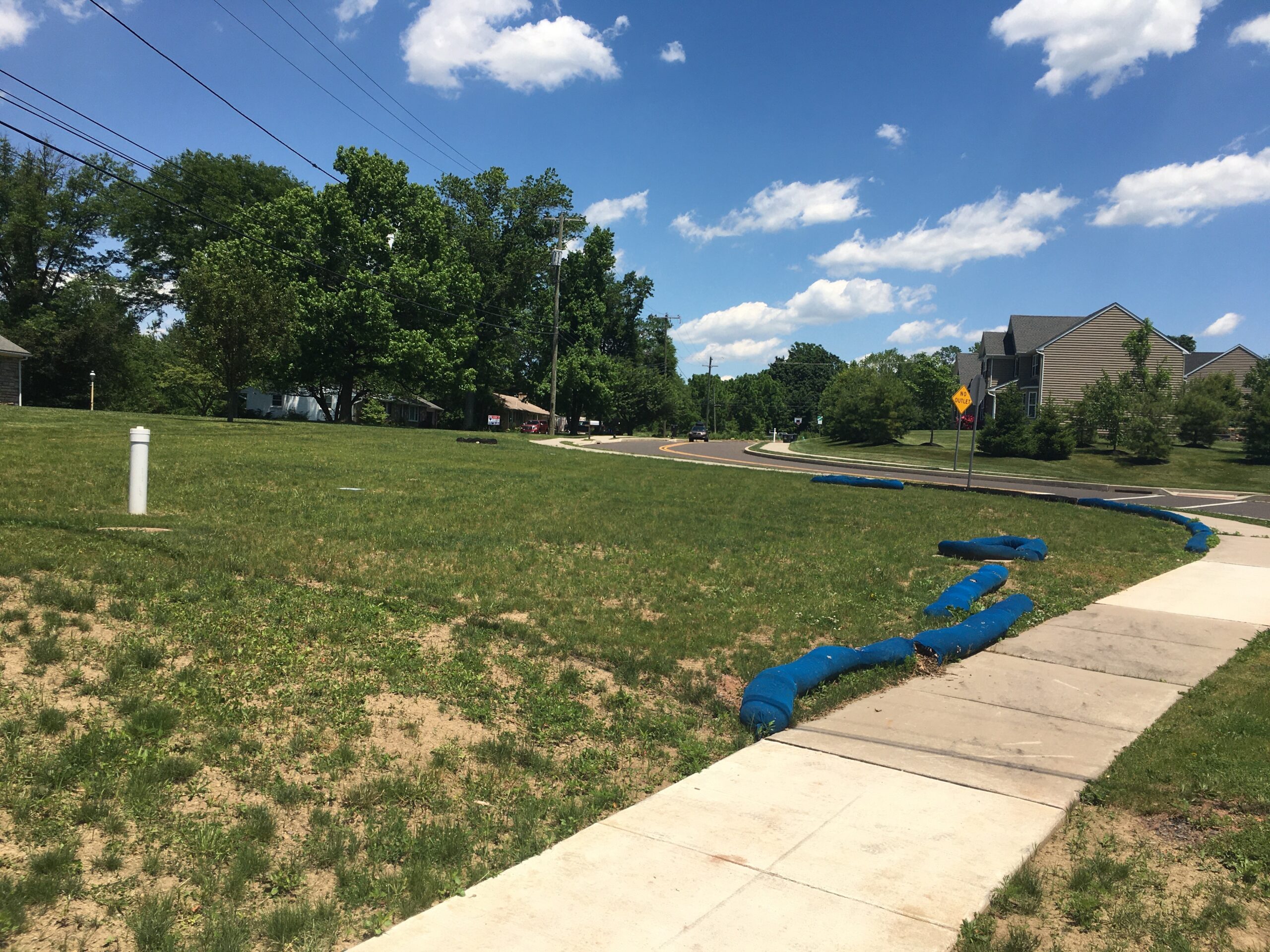 The completed area is unrecognizable as an SCM
