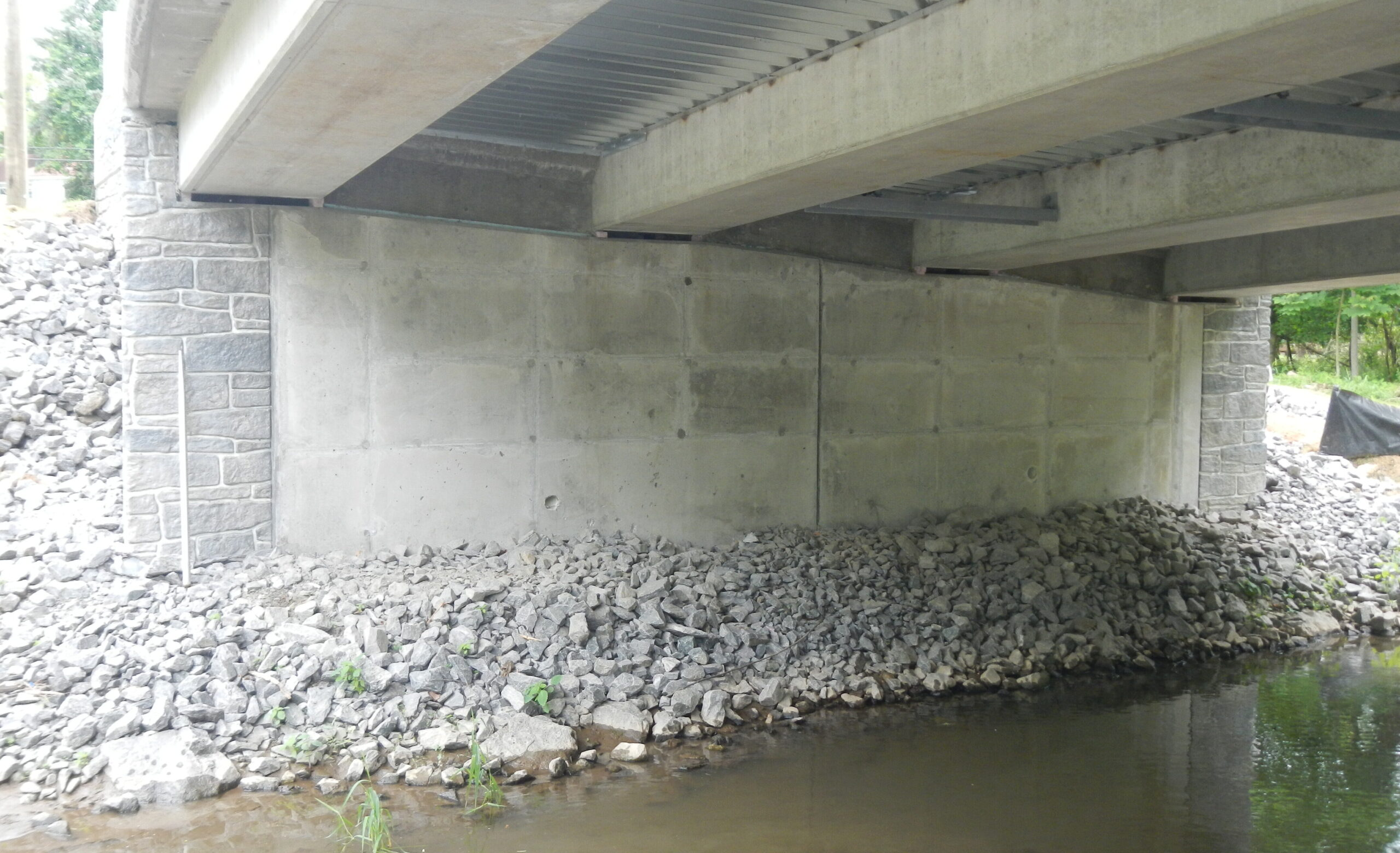 Example of riprap
