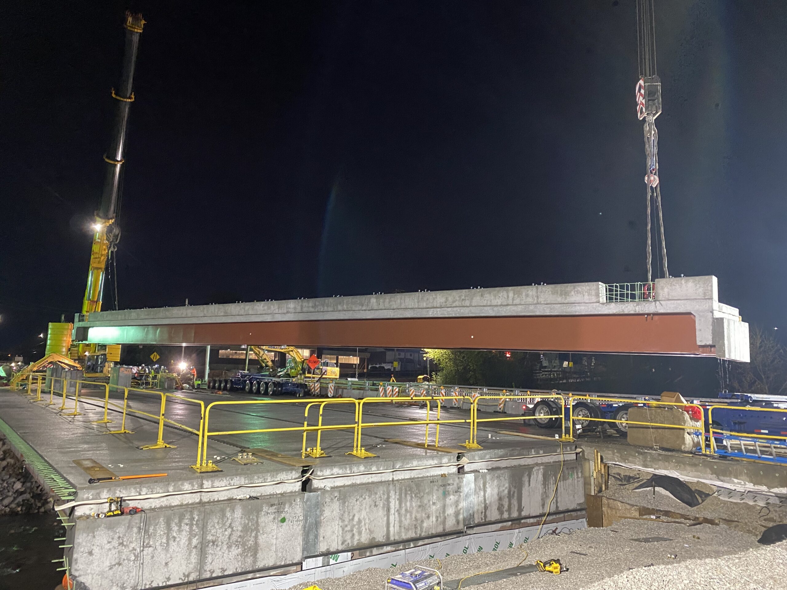 SR 50 Bridge - Modular Superstructure Erection (ABC Weekend Closure #2)