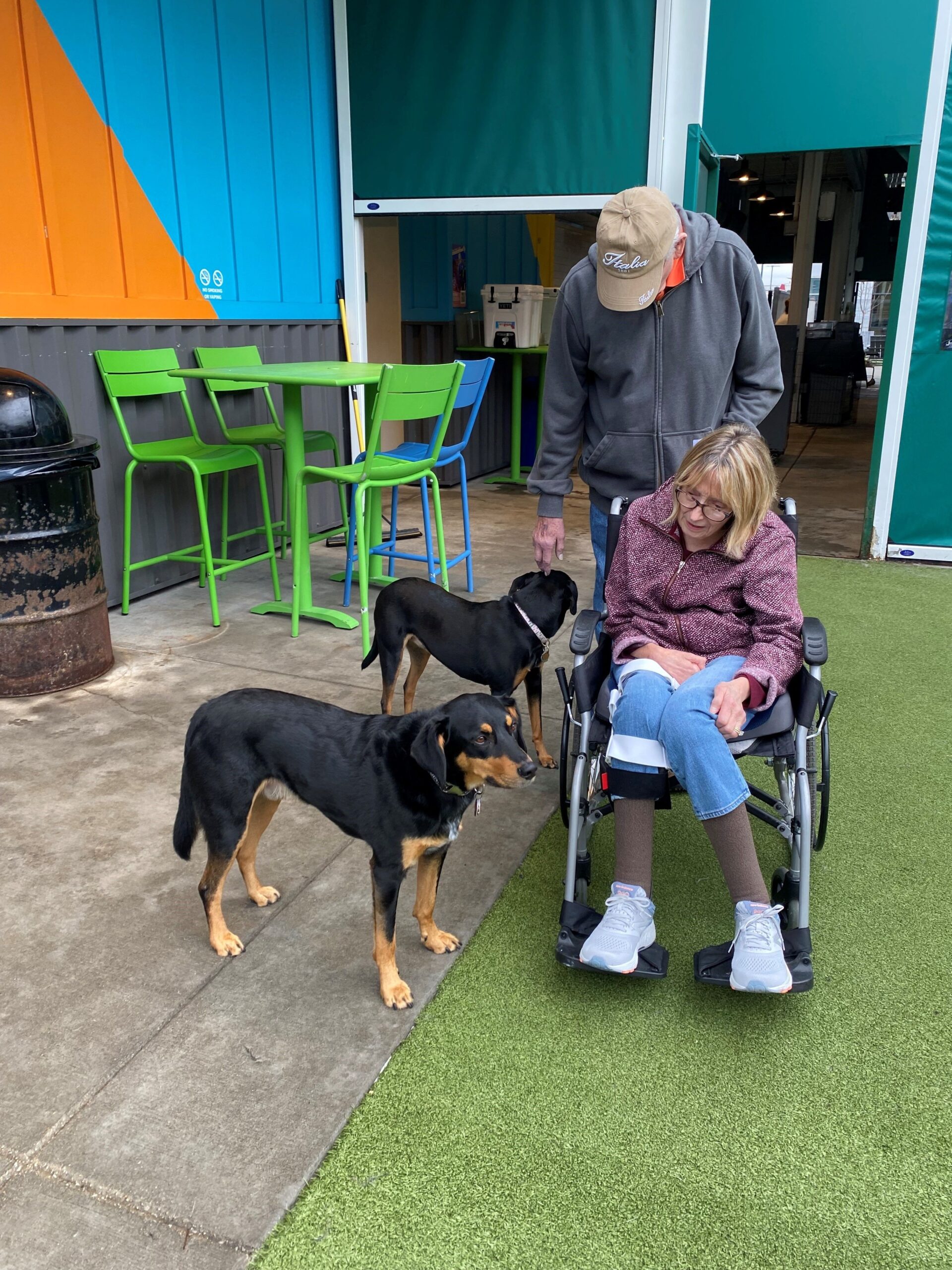 Betsy’s mother and father out and about