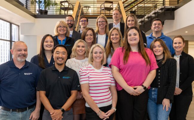 Susie with the Marketing Team in Phildelphia, PA.