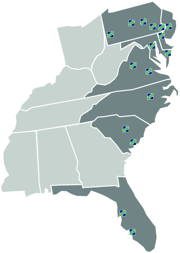 Locations of McCormick Taylor Offices