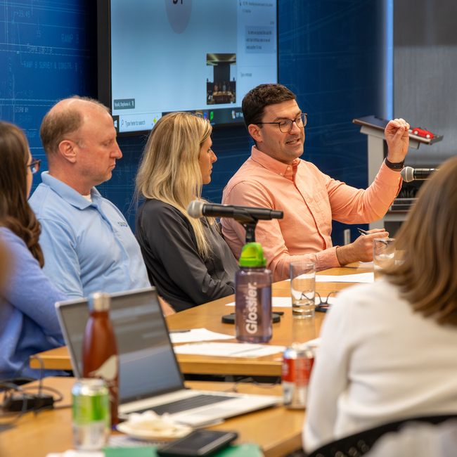 Quality Control Meeting with Energy staff