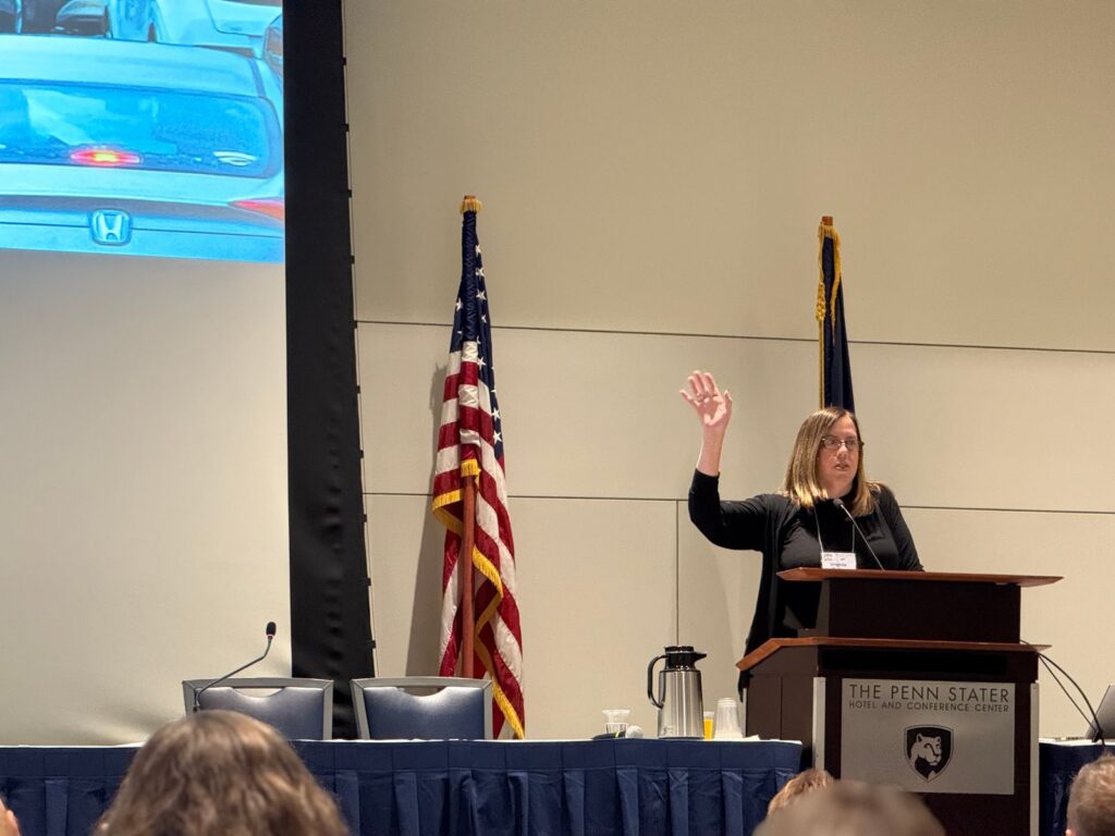Virginia Bailey Speaking at Event