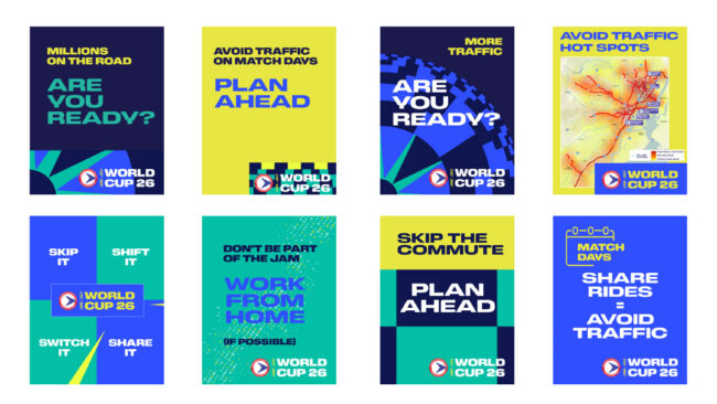 World Cup Communications Social Media examples.