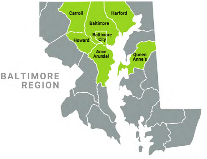 The effects of climate change transcend boundaries, creating challenges for each of the seven jurisdictions in the Baltimore region 